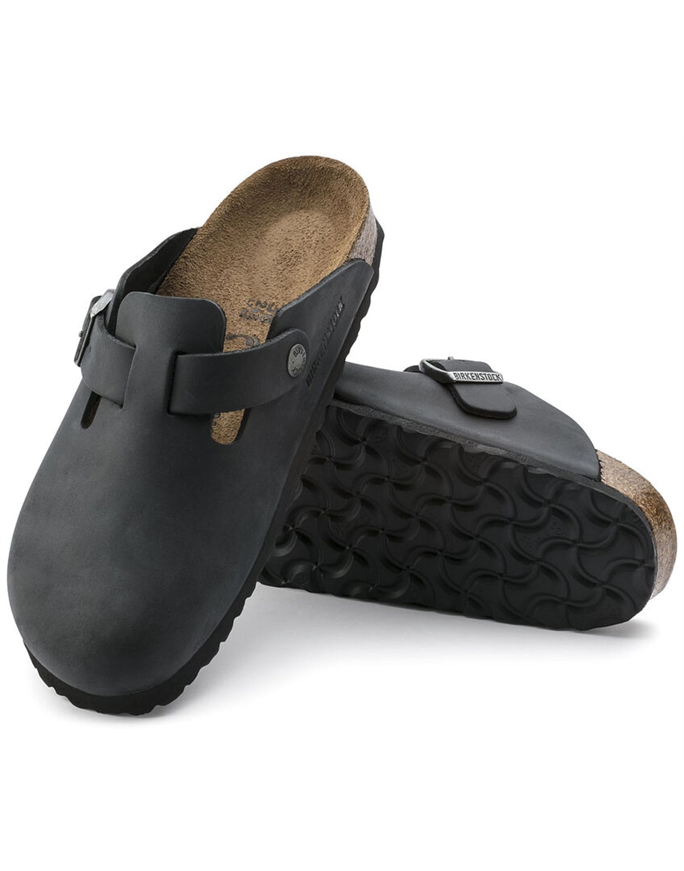 Birkenstock Boston Black Oiled Leather