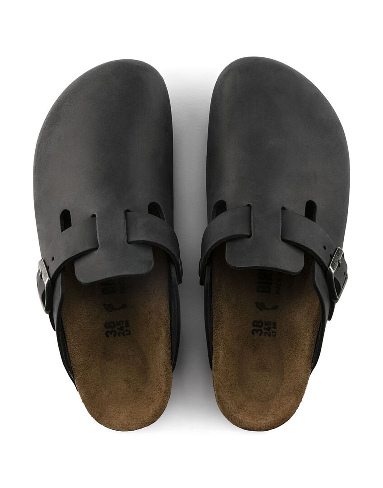 Birkenstock Boston Black Oiled Leather