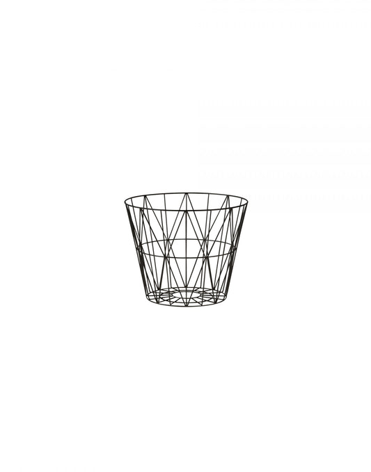Ferm Living Wire Basket Small black