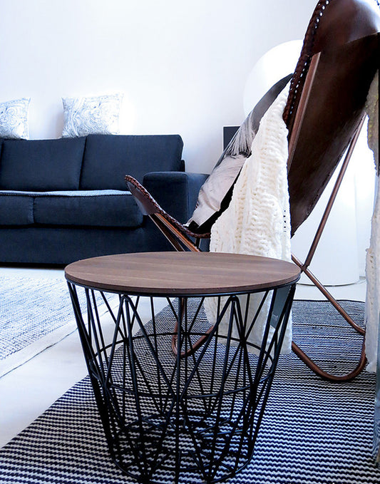 Ferm Living Wire Basket Small black