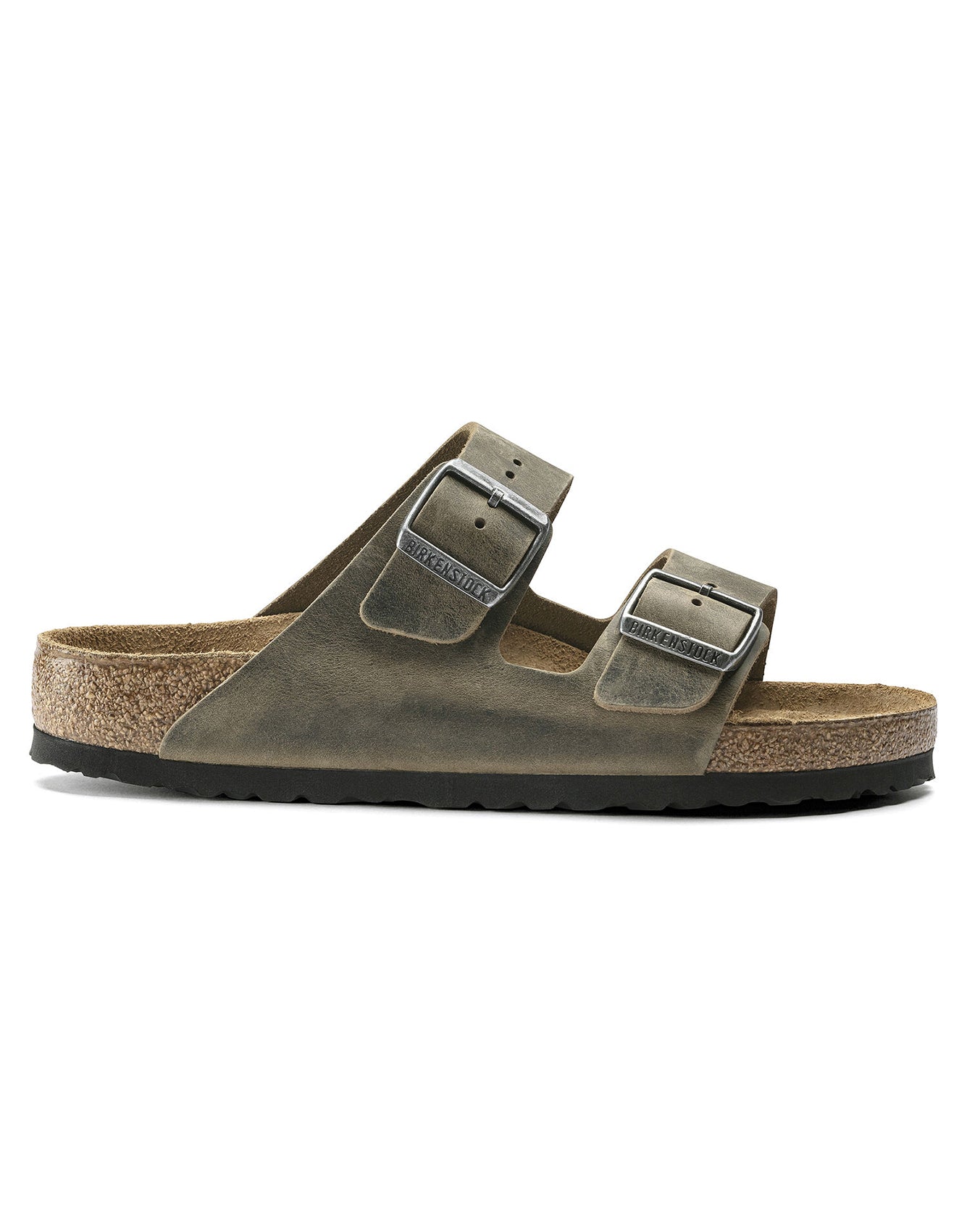 Birkenstock Arizona SFB Oiled Leather Faded Khaki