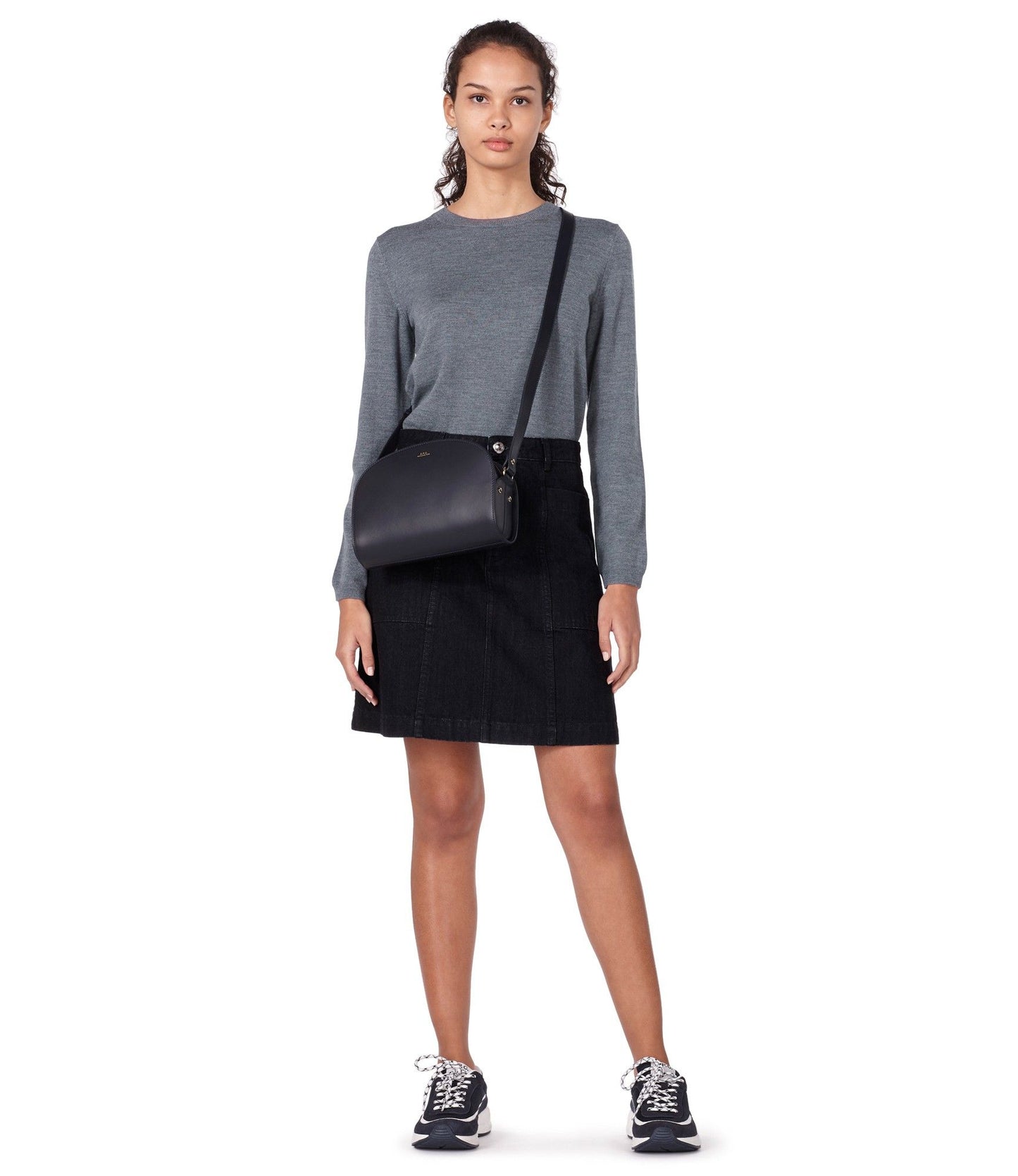 A.P.C. Demi-lune Bag Black