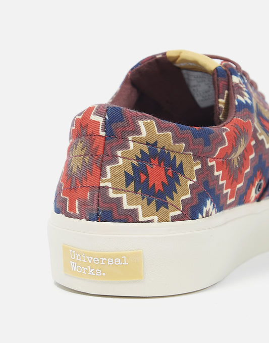 Universal Works X Sebago Santa Fe John In Canvas brown
