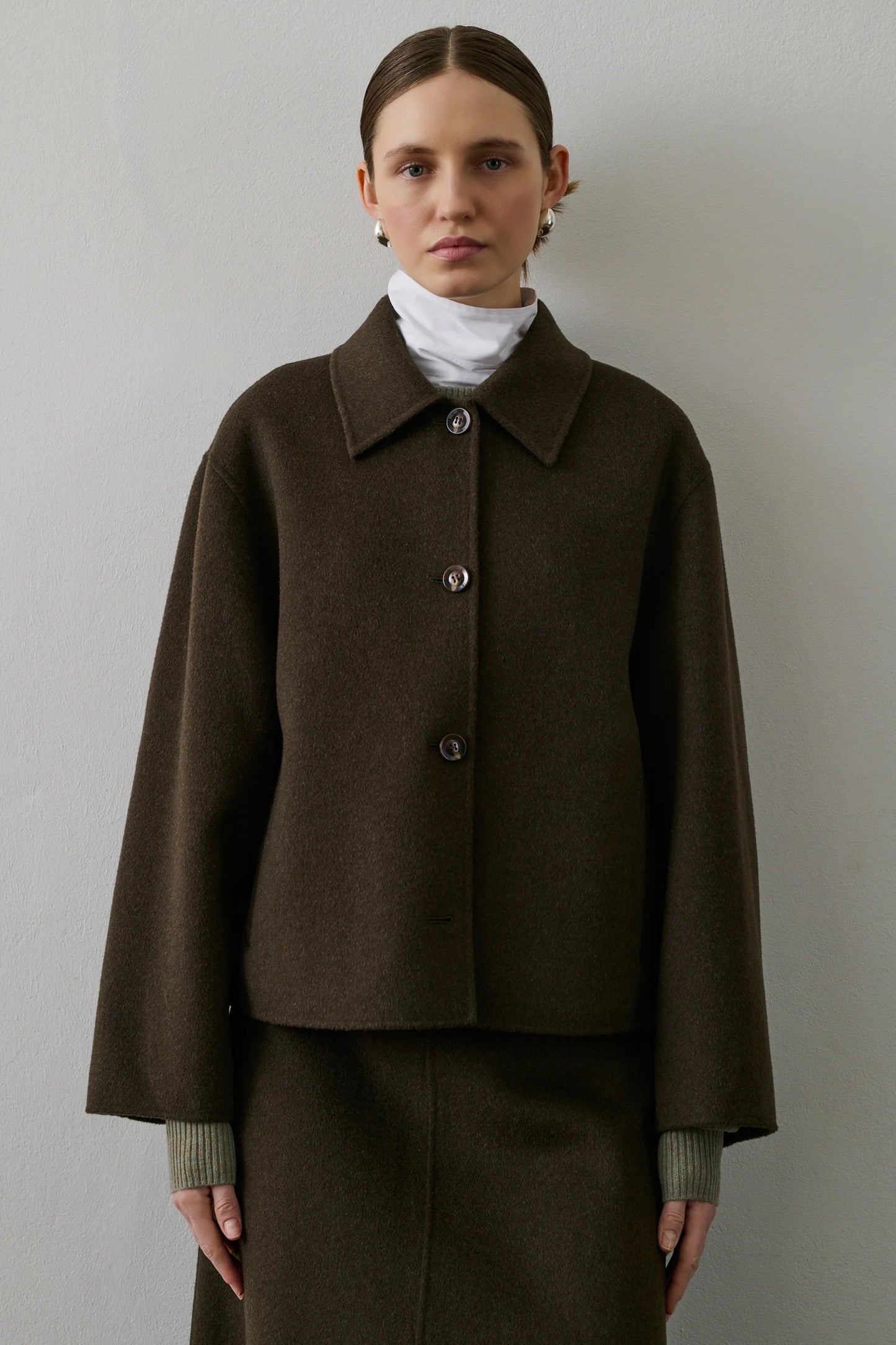 Soeur Gyoda Coat Brown Khaki
