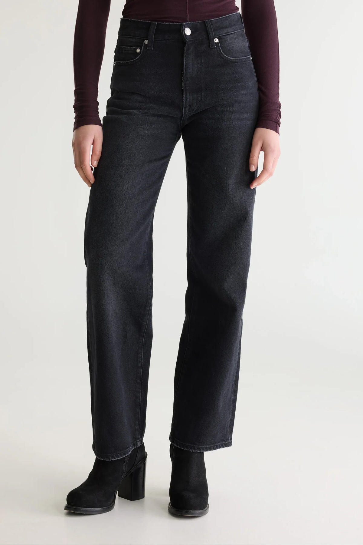 Bellerose Denim N. 43 - Straight Jeans Used Black