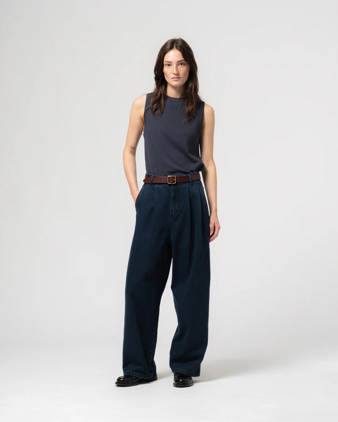 Girls of Dust PoJohnny Top Cotton Hemp India Blue