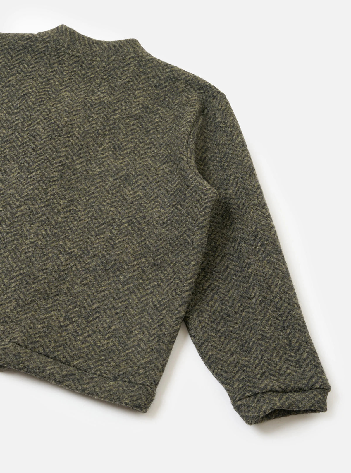 Universal Works Olive Raven Fleece Advance Cardigan