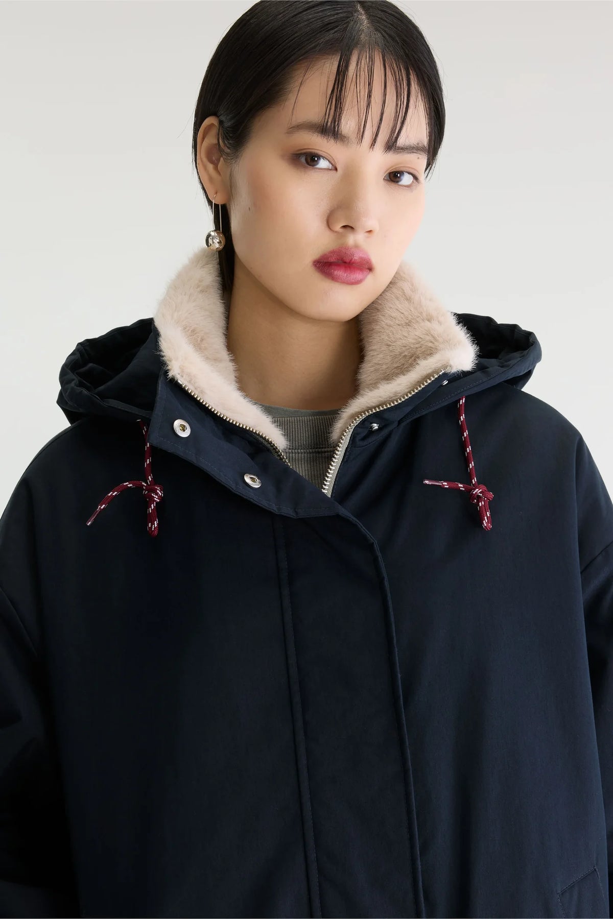 Bellerose Jade Duffle Parka Navy