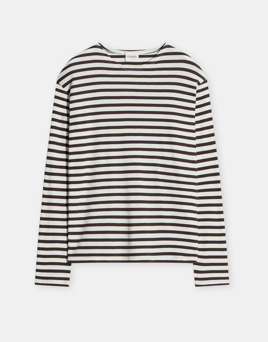 Closed Basic Long-sleeve Mahagony Brown