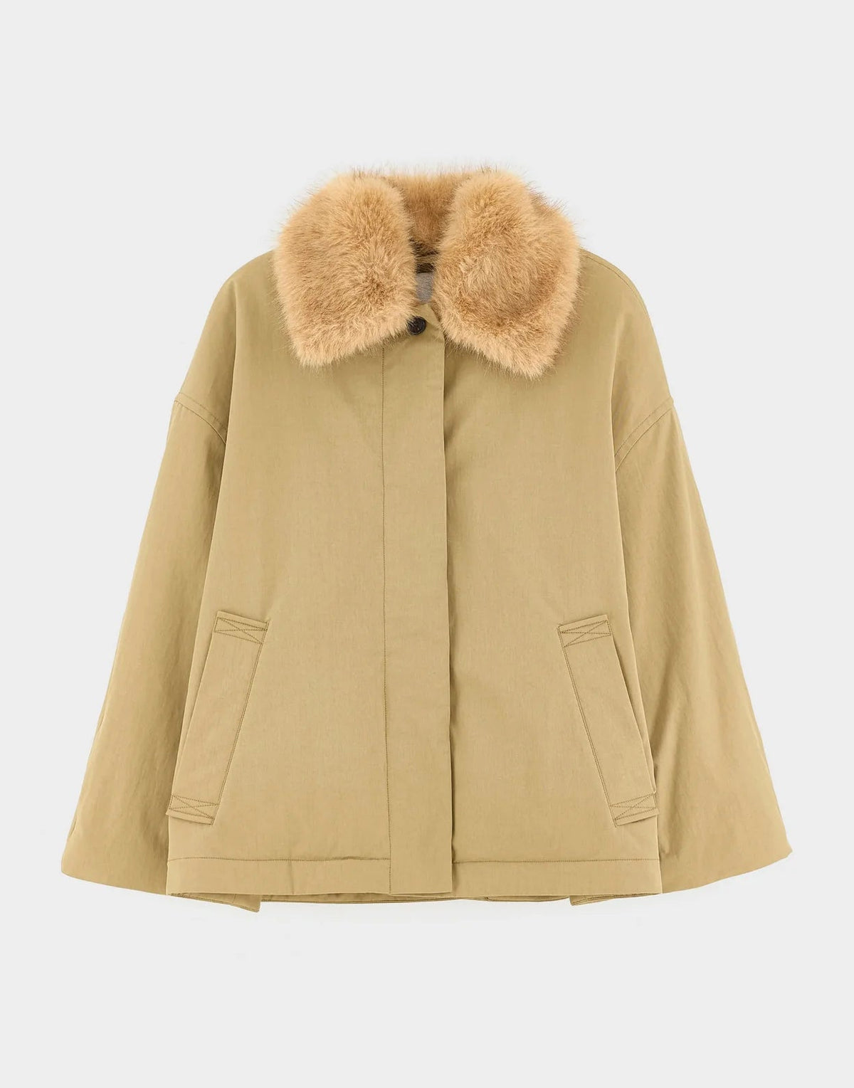 Bellerose Hilma Trench-style Jacket Soil