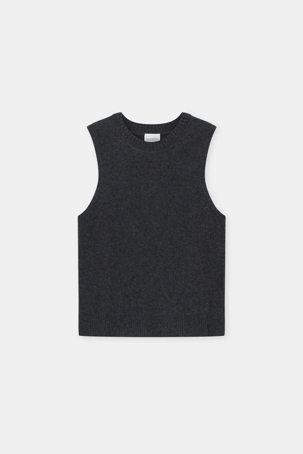 Closed Cashmere Top Black Melange