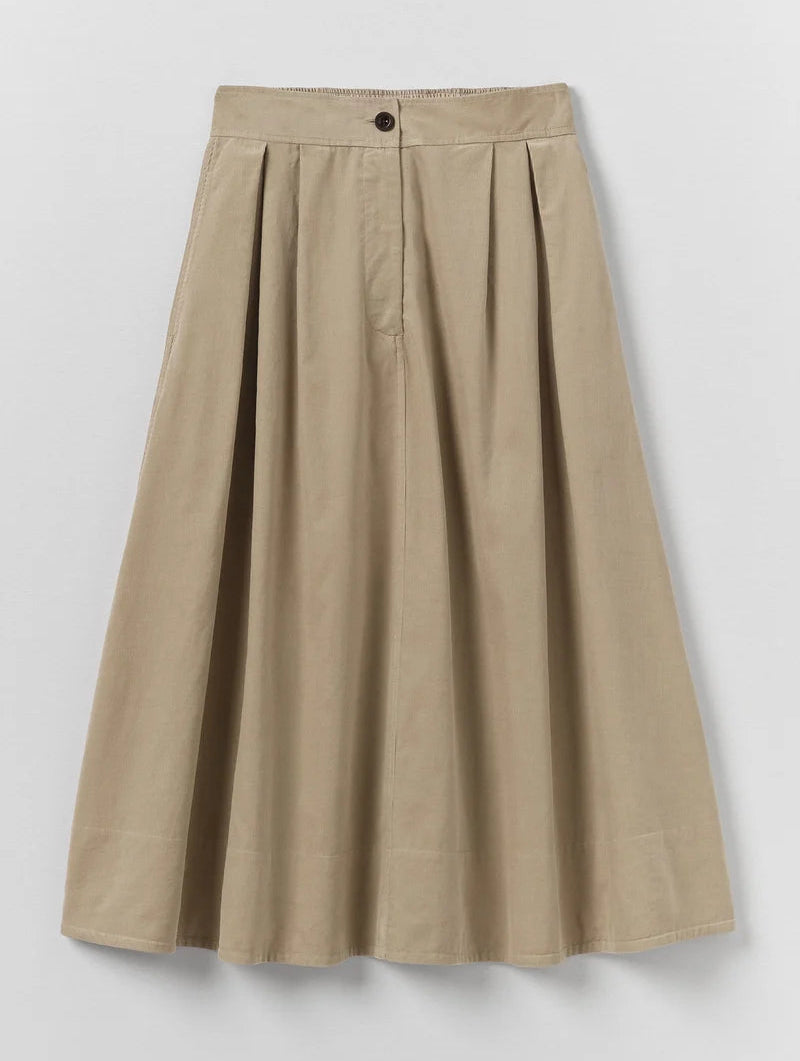 Toast A Line Cotton Needlecord Skirt Dune