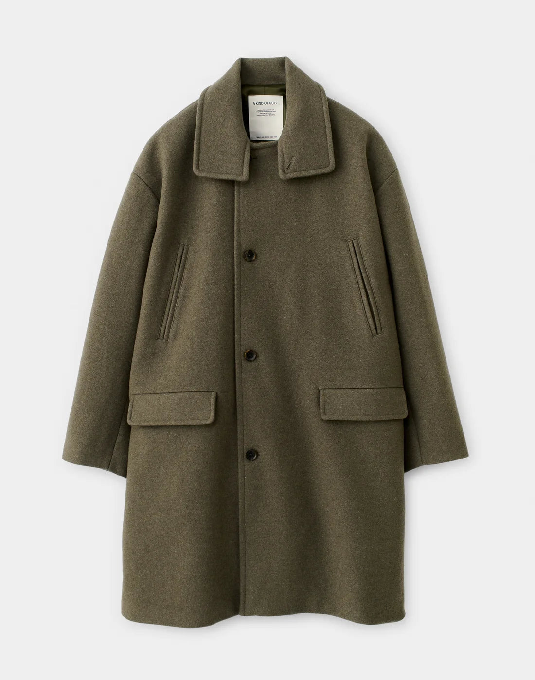 A Kind Of Guise Anso Coat Felted Green