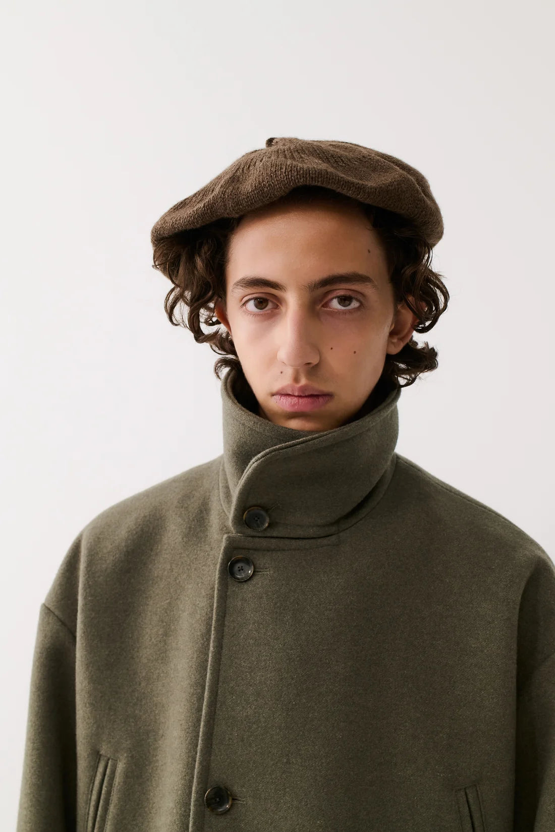 A Kind Of Guise Anso Coat Felted Green