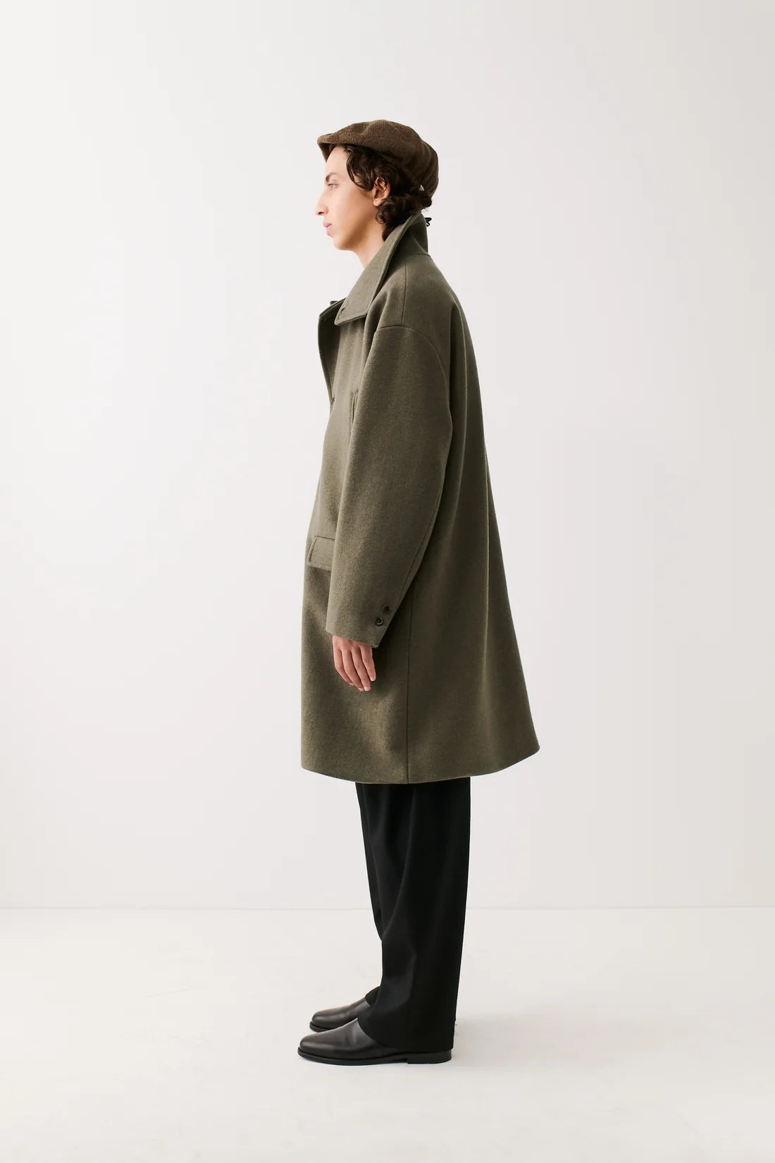 A Kind Of Guise Anso Coat Felted Green
