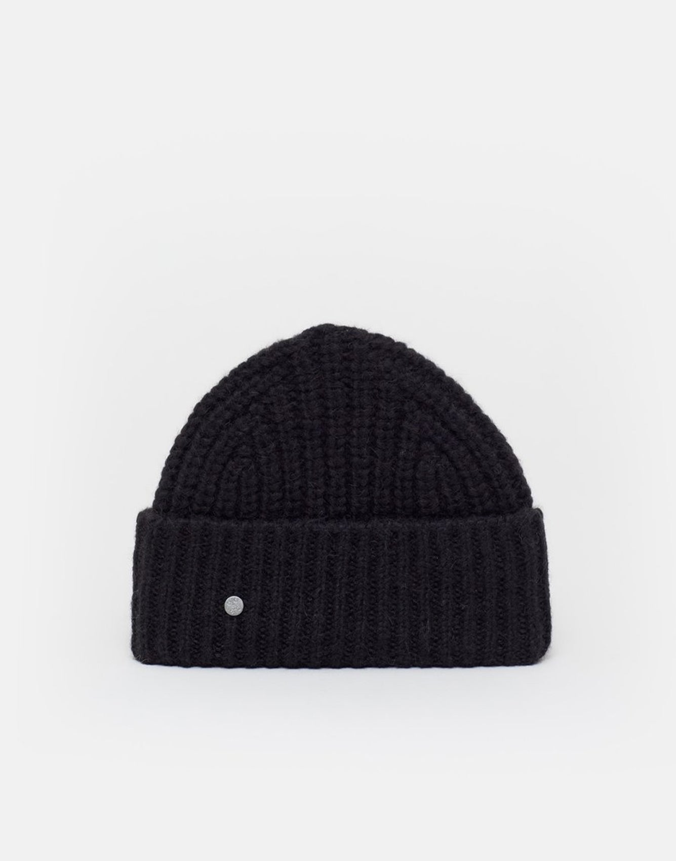 Closed Alpaca Mix Hat Black