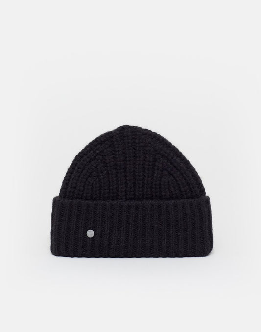 Closed Alpaca Mix Hat Black