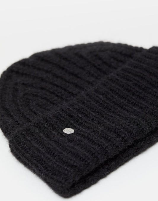 Closed Alpaca Mix Hat Black