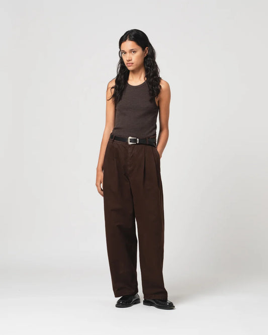 Girls Of Dust Ambassador Pants Gabardine Satin Ebony