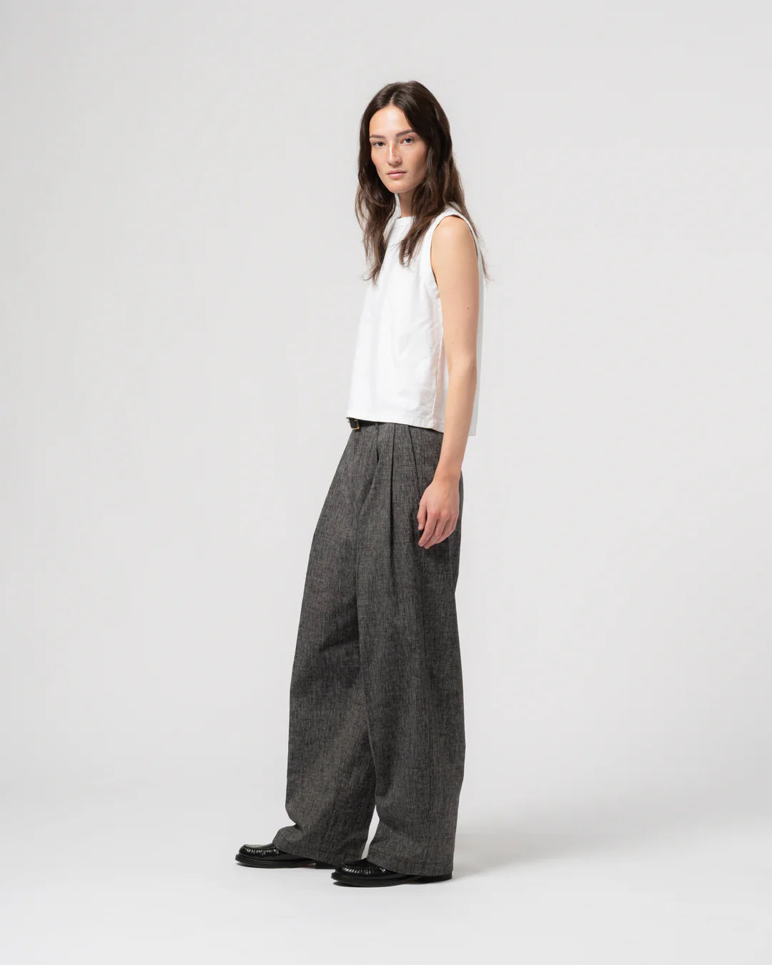 Girls of Dust Ambassador Pants Giorgio Cotton Asphalt