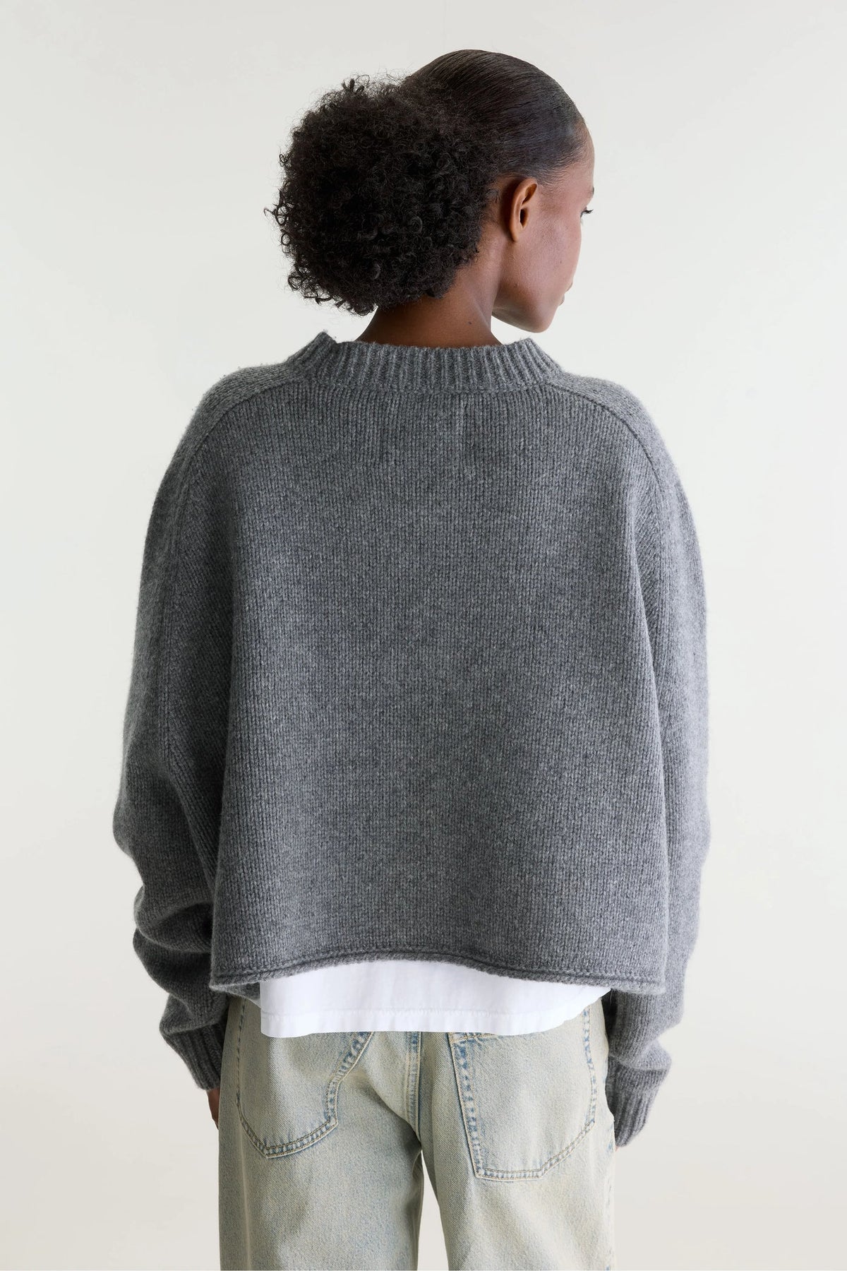 Bellerose Amecro Cropped Crewneck Sweater
