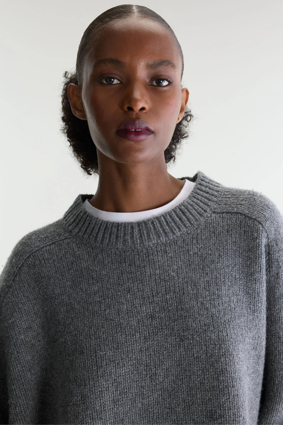 Bellerose Amecro Cropped Crewneck Sweater