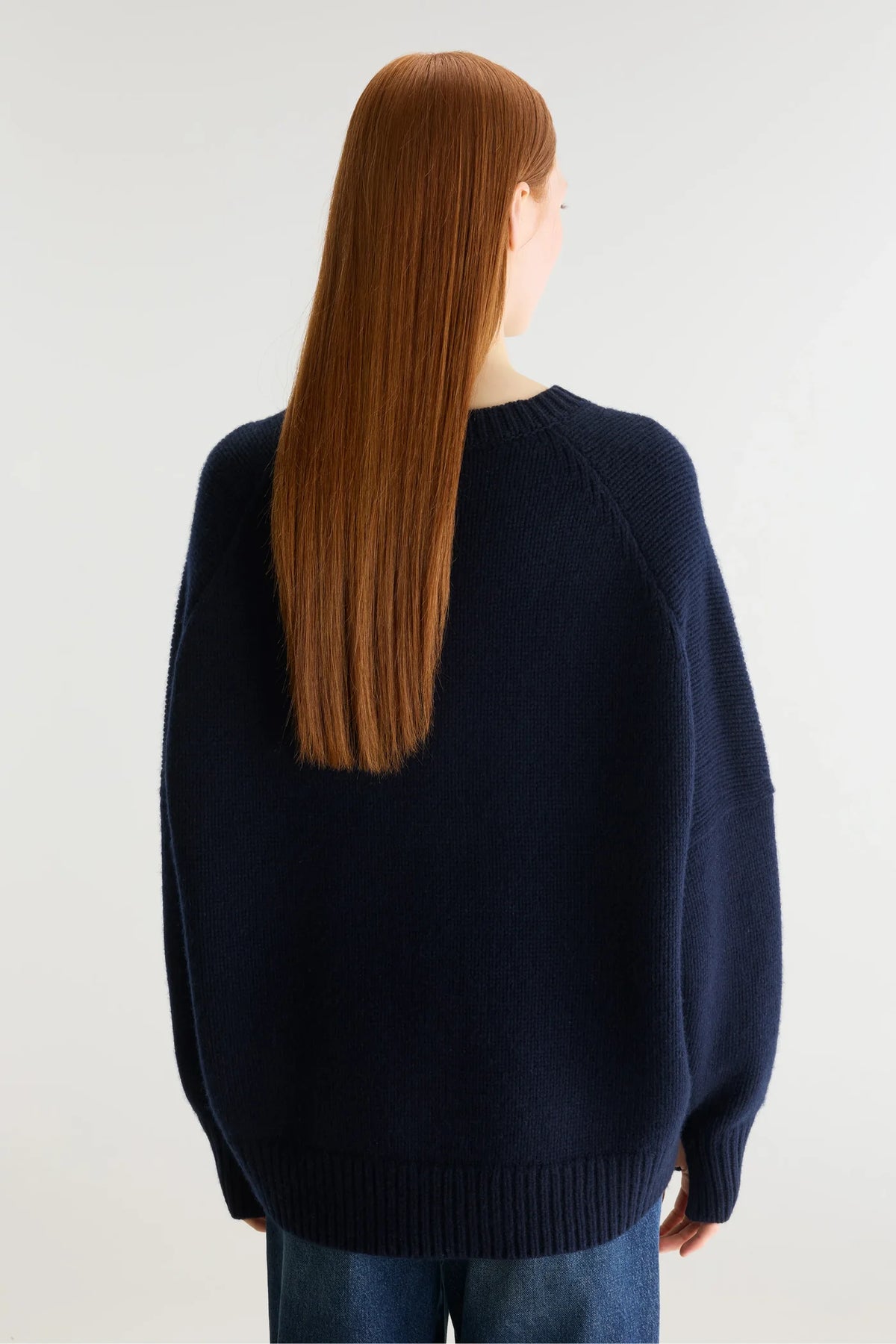 Bellerose Amevy V-neck Sweater Navy