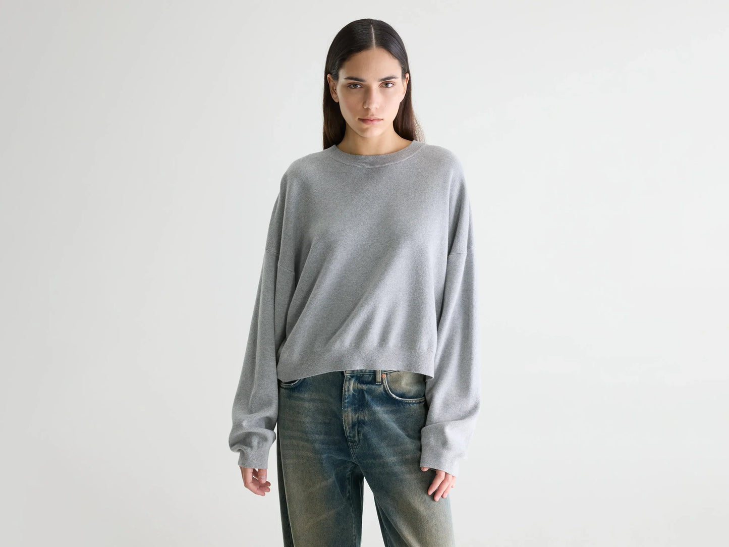 Bellerose Angum Relaxed Sweater H. Grey
