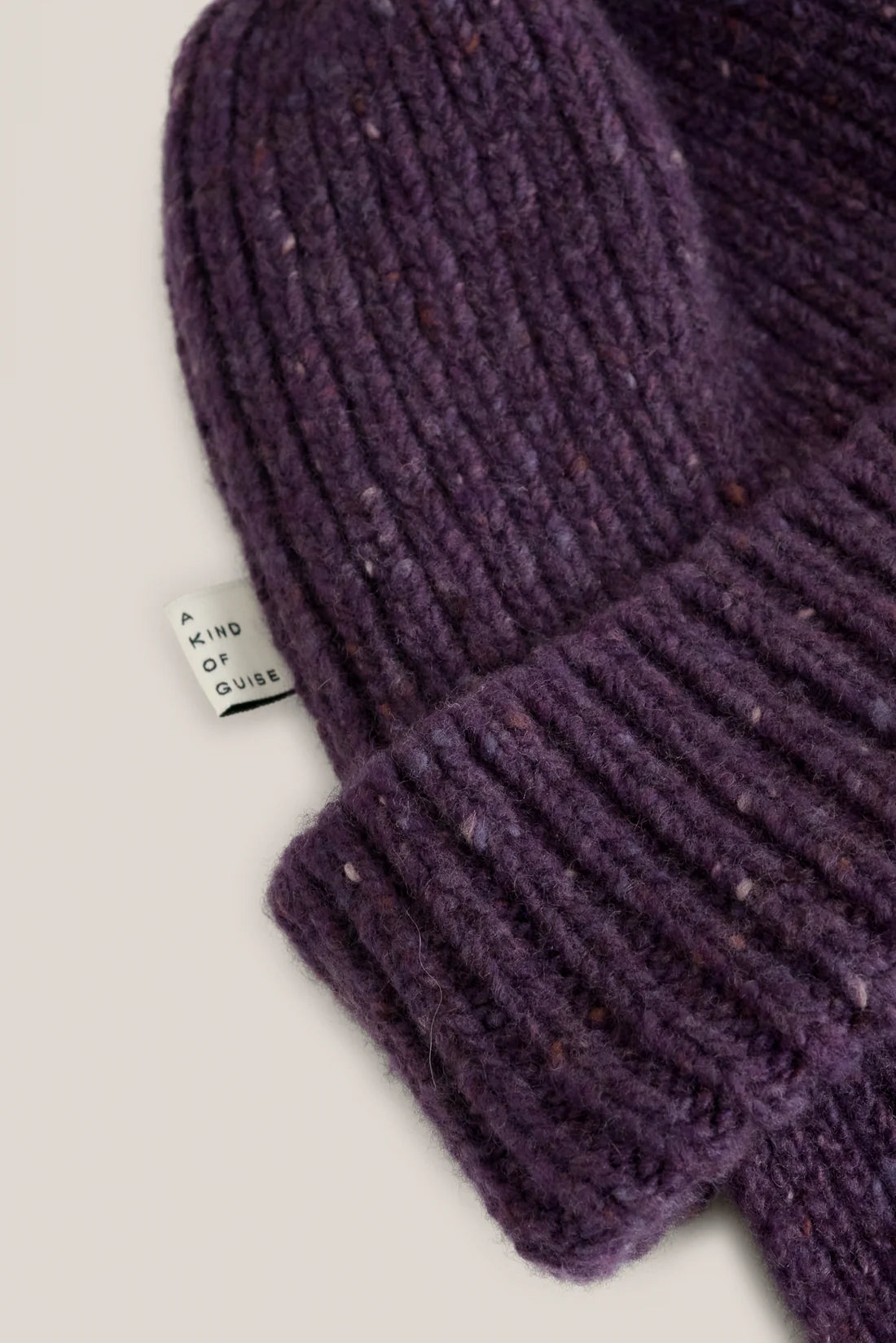 A Kind Of Guise Baasan Beanie Mulberry Melange