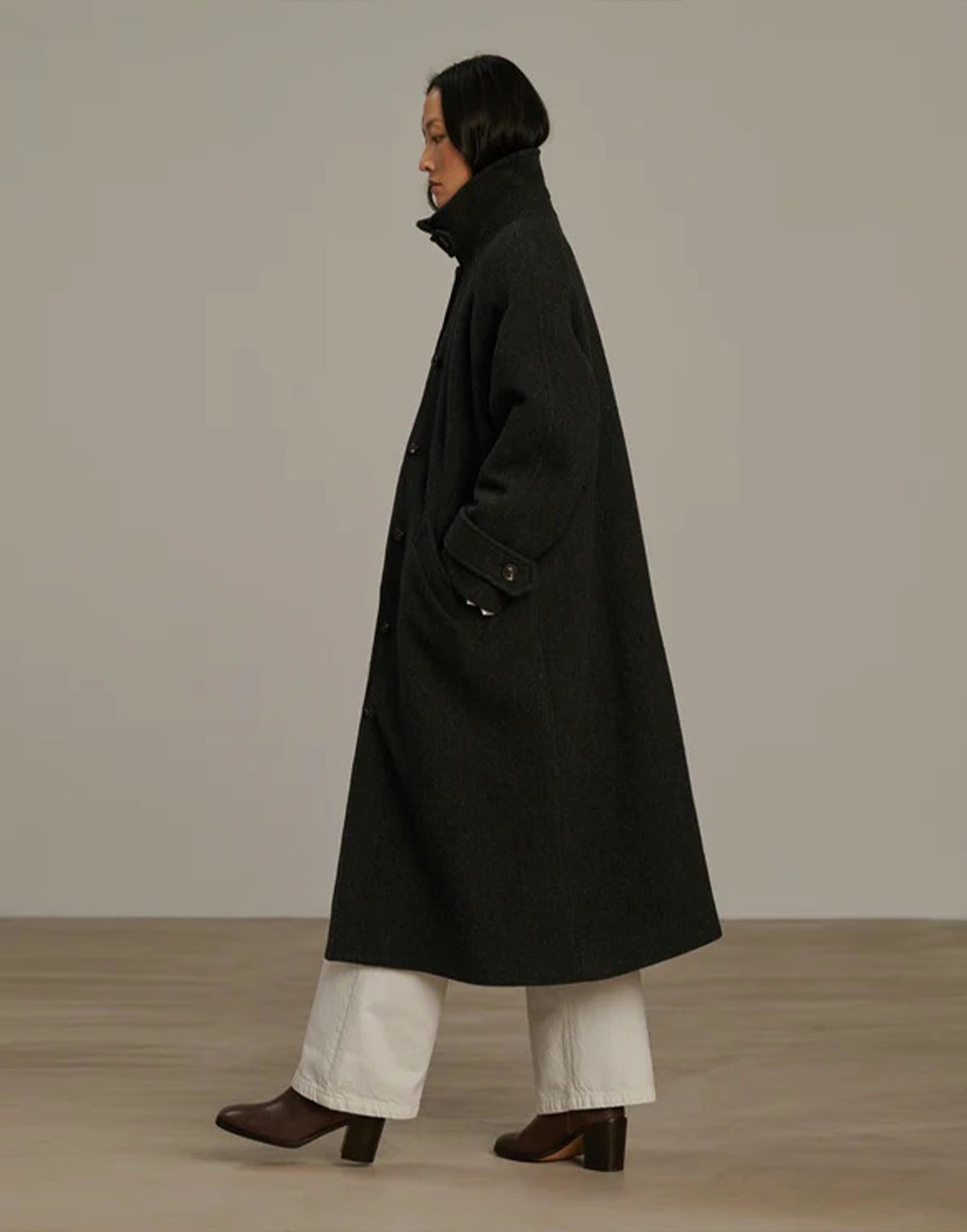 Soeur Berlin Coat Black/Green