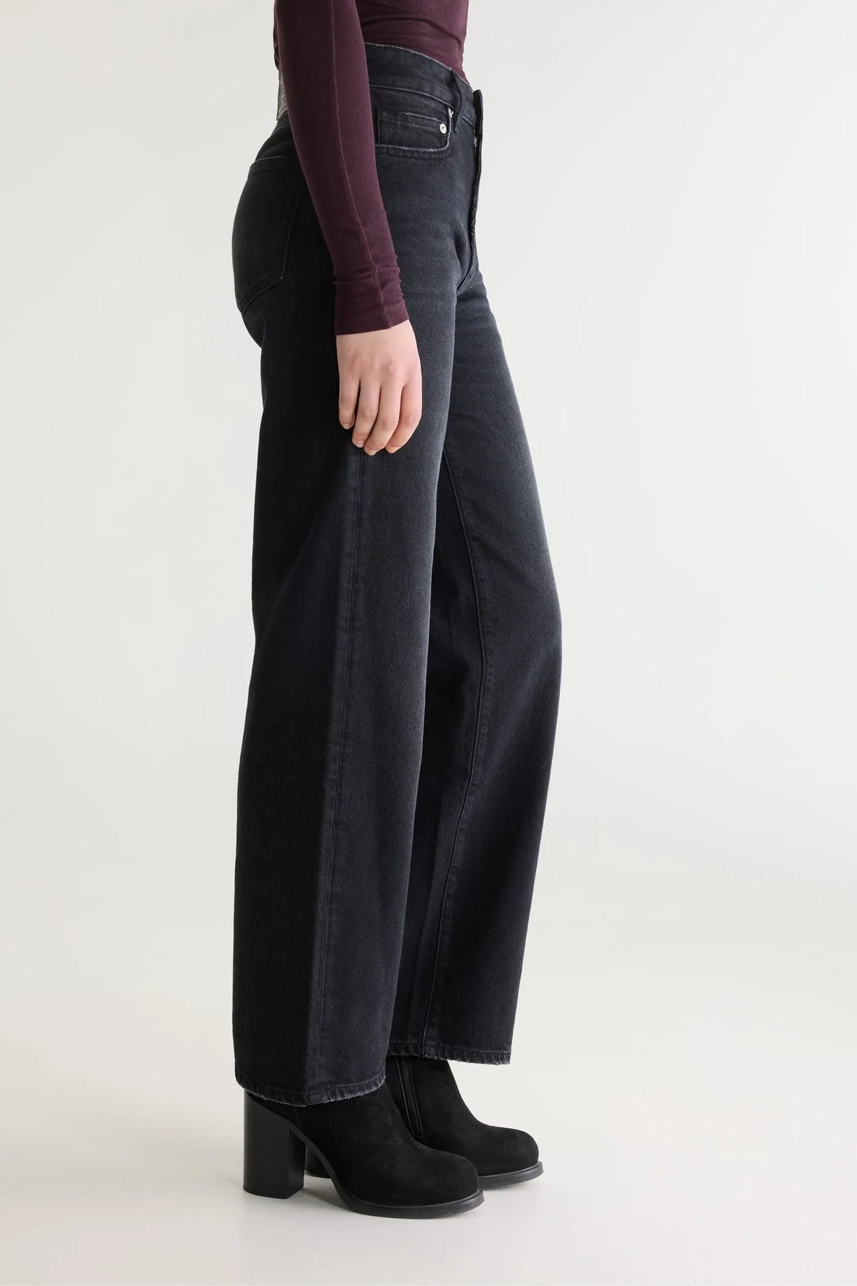 Bellerose Denim N. 43 - Straight Jeans Used Black