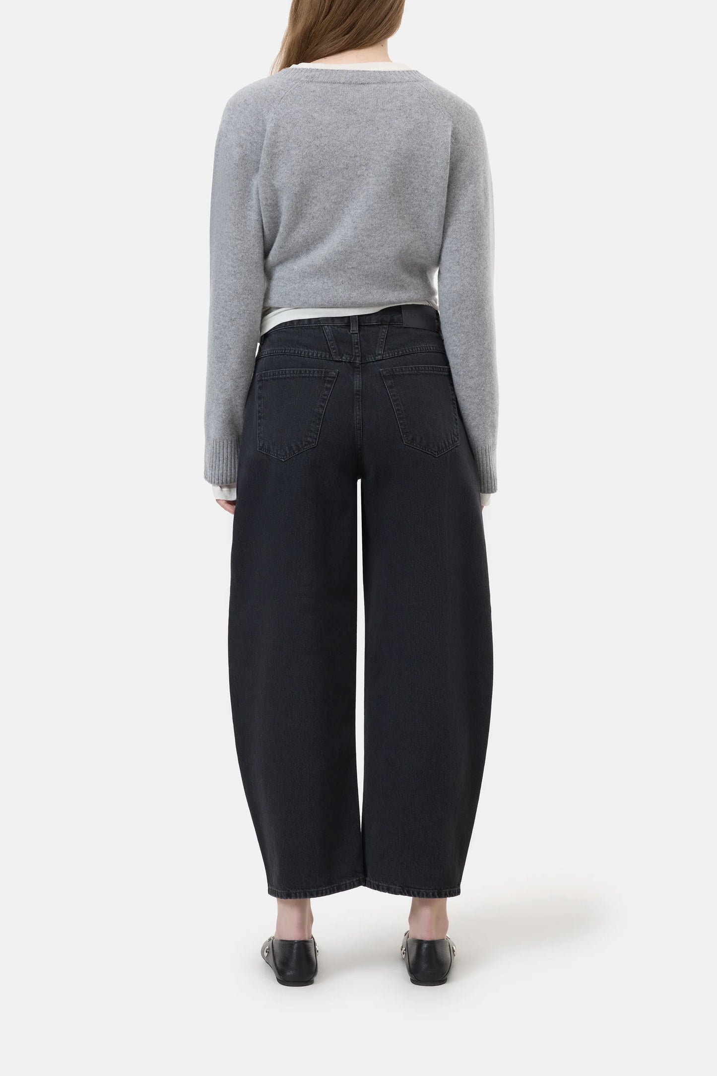 Closed Jazzie Barrel Jeans Dark Grey