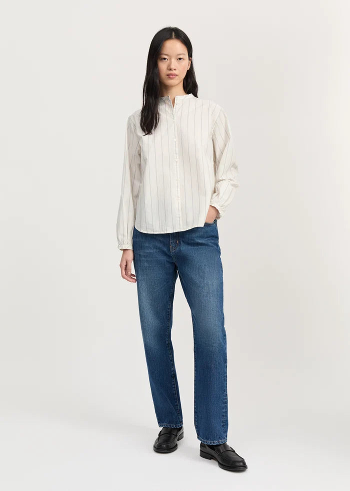 Aiayu Bibbi Shirt Mix French Blue