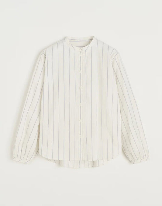 Aiayu Bibbi Shirt Mix French Blue