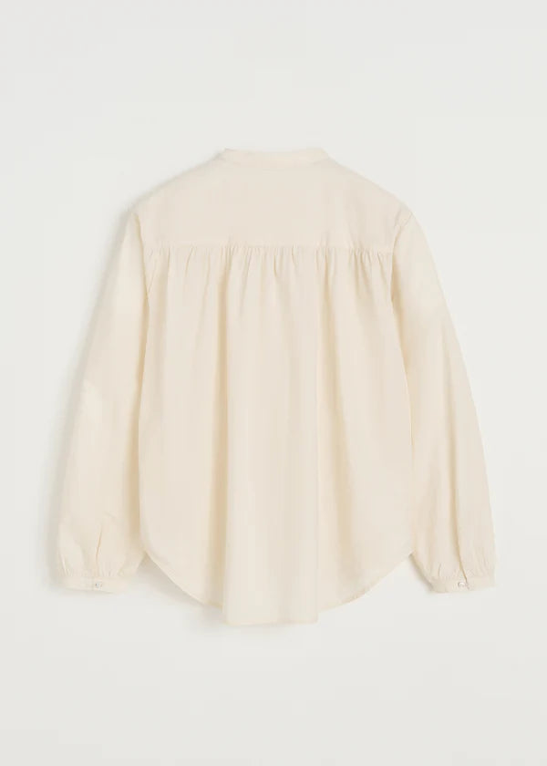Aiayu Bibs Shirt Cotton Ecru
