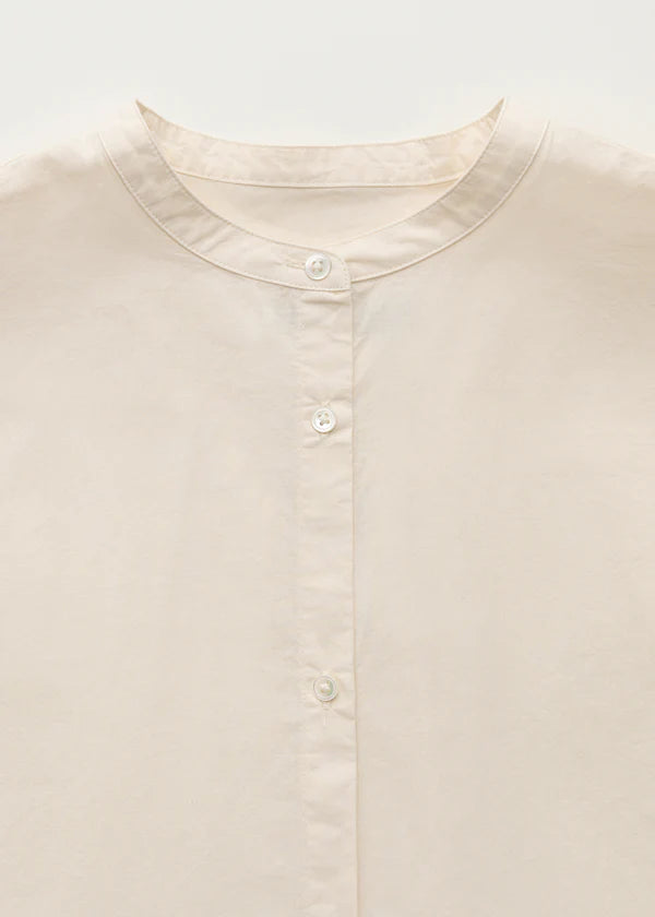 Aiayu Bibs Shirt Cotton Ecru