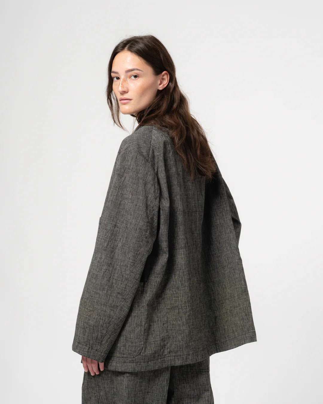 Girls of Dust Miami Blazer Giorgio Cotton Asphalt