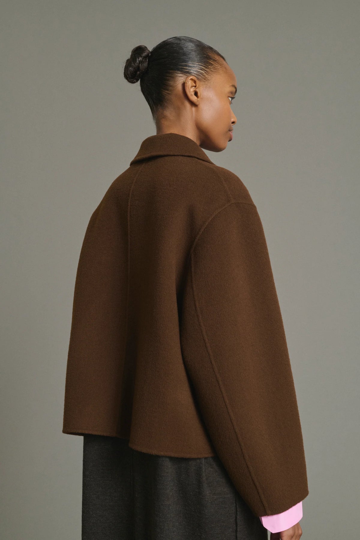 Soeur Gyoda Boxy jacket Chocolate