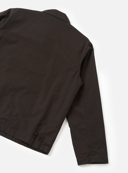 Universal Works Brown Micro Canvas Warmus Jacket Brown