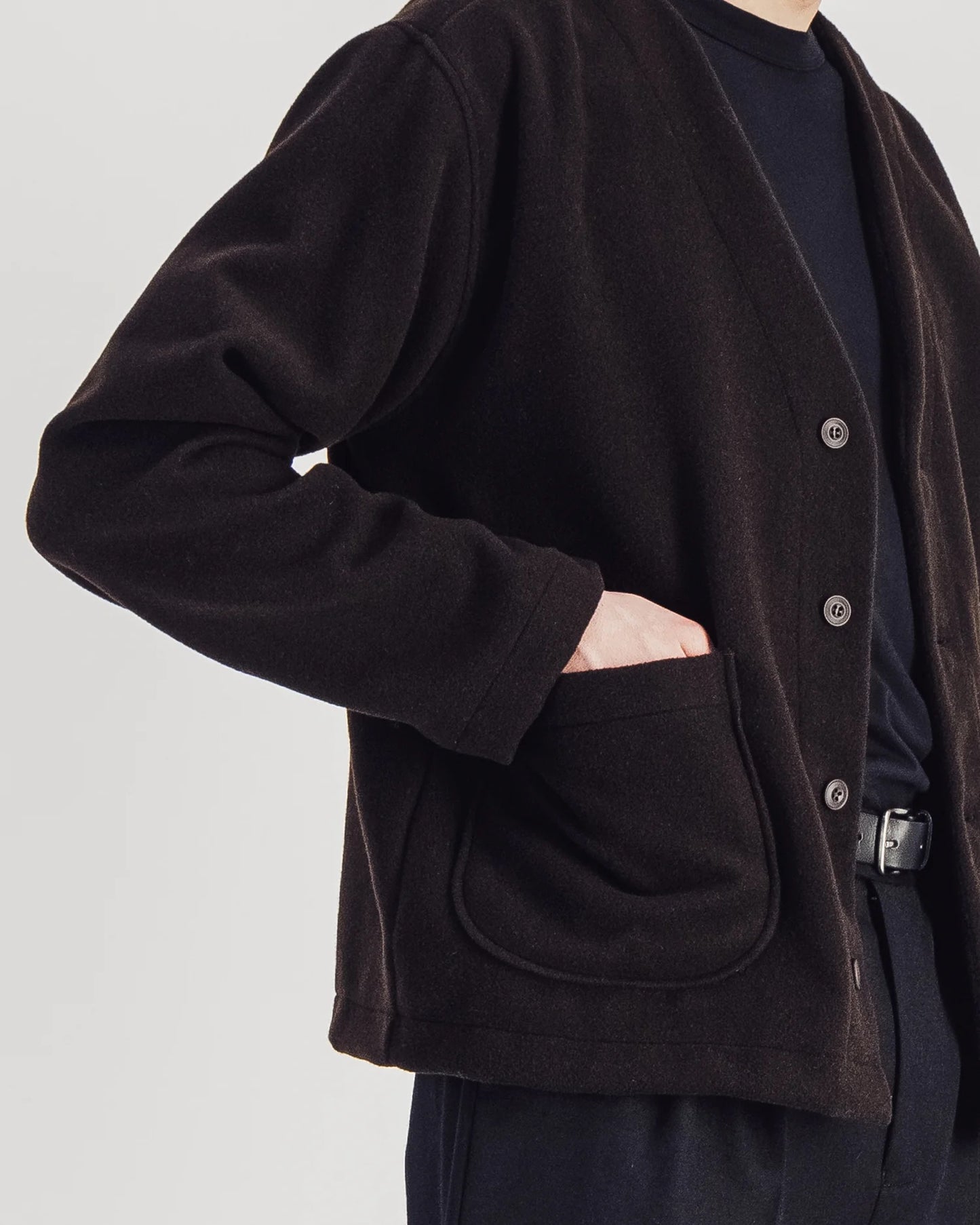 Parages Brown Wool Manager Jacket
