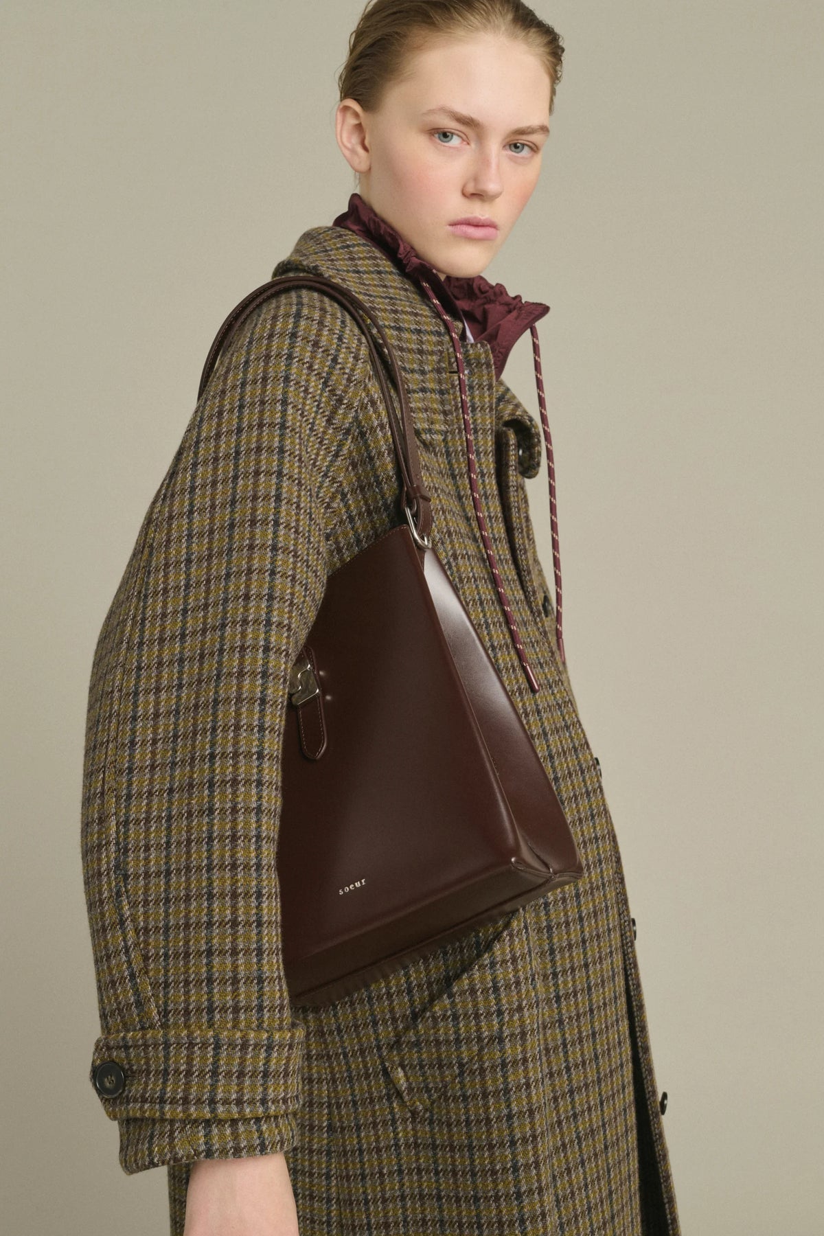 Soeur Bello Bucket Bag Warm Brown