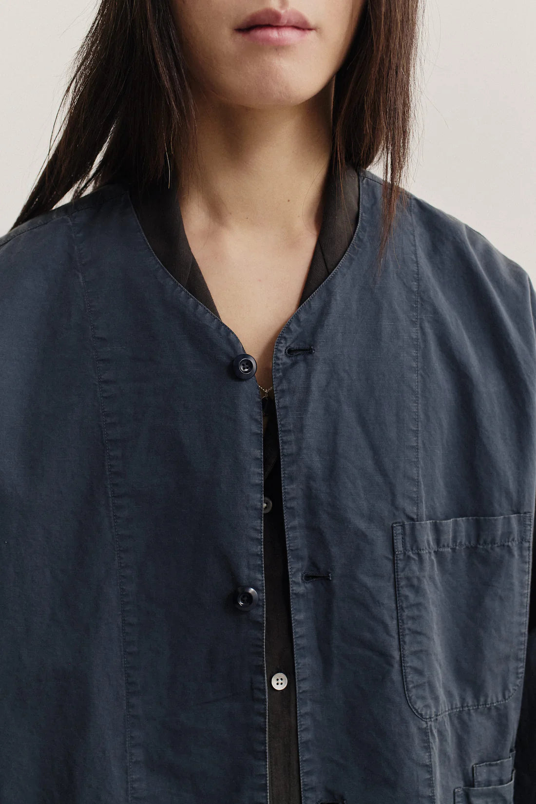 A Kind Of Guise Chasia Overshirt River Blue
