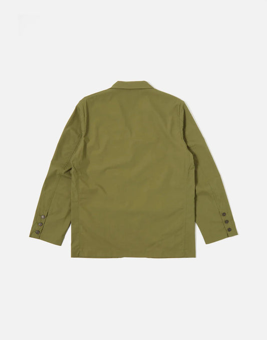 Universal Works Capitol Jacket In Olive Recycled Poly Tech