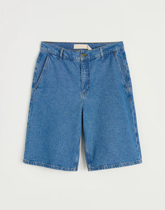 Aiayu Carlo Denim Shorts Clear Blue