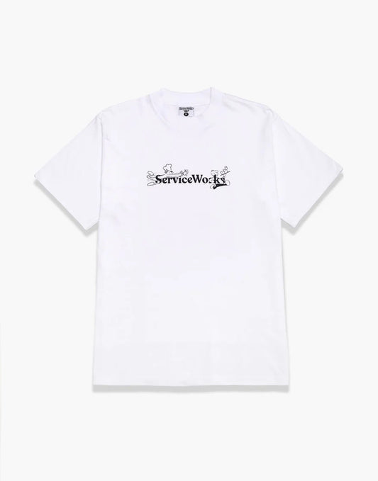 Service Works Chase Tee - White