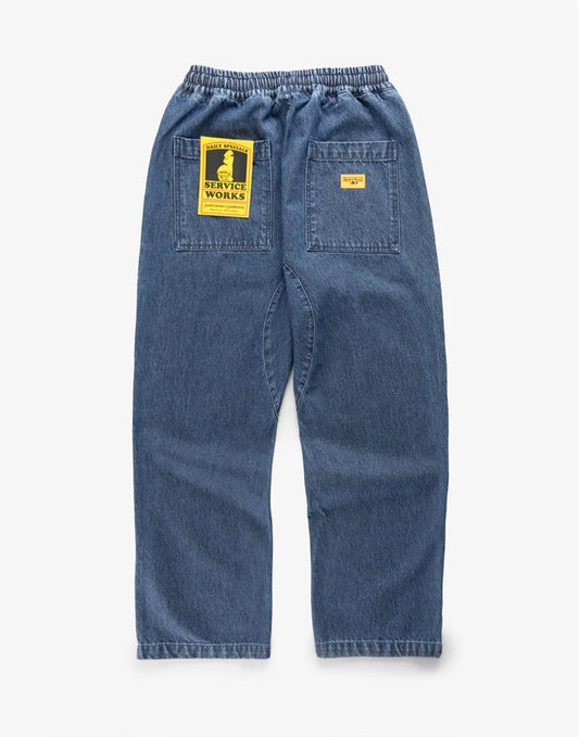 Service Works Classic Chef Pants - Indigo Denim