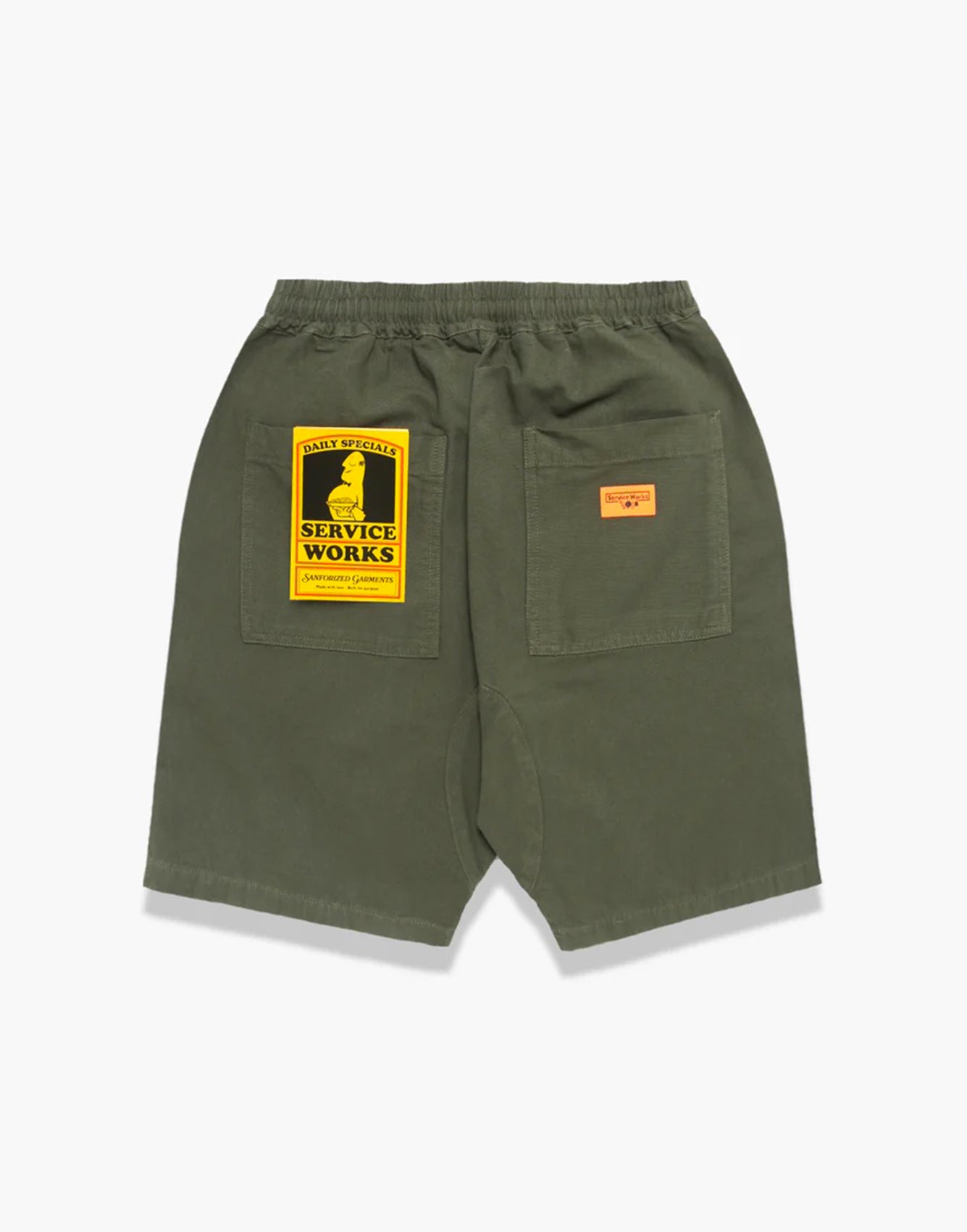 Service Works Classic Chef Shorts - Olive