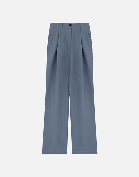 Noyoco Coco Foggy Blue Linen Pants