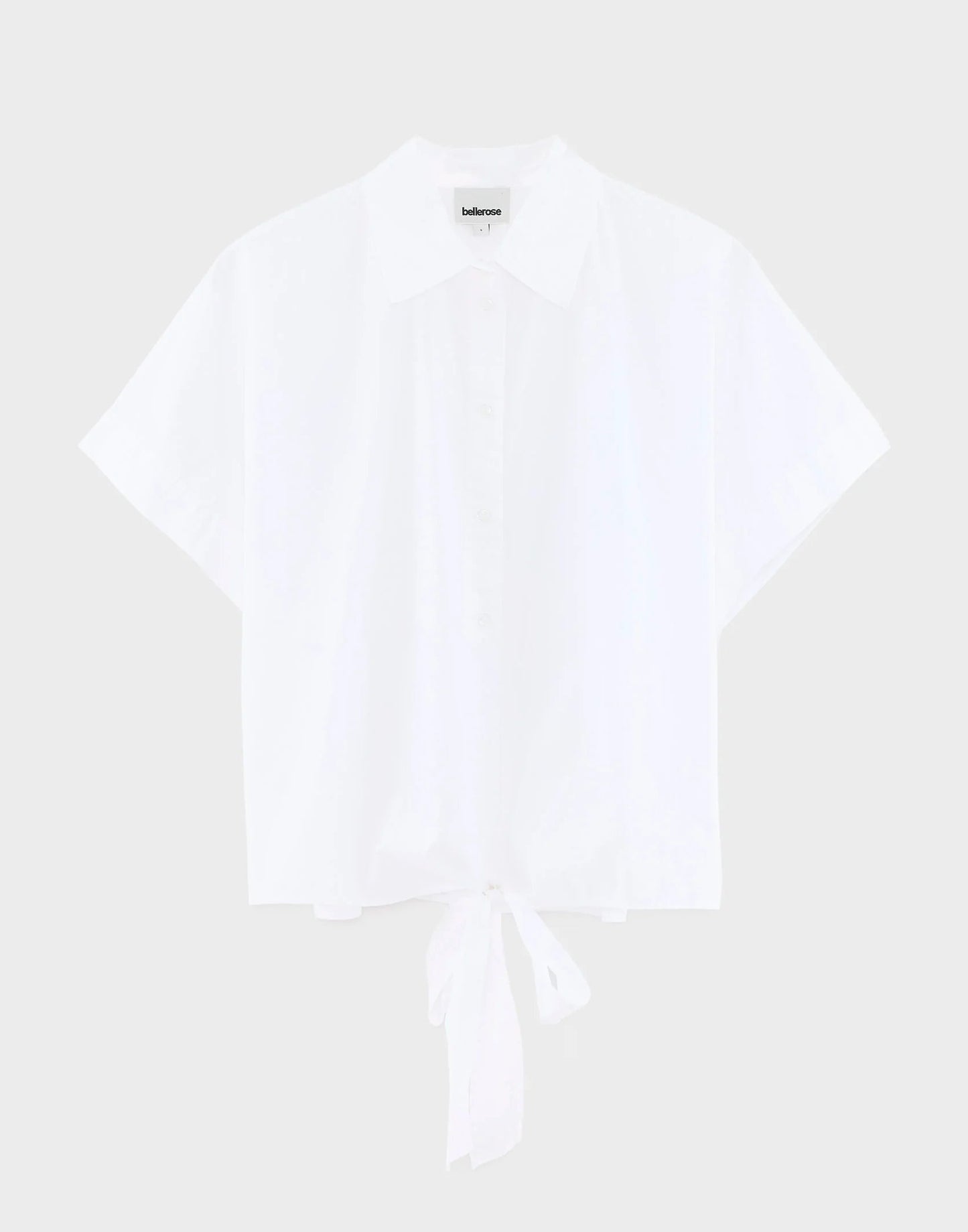 Bellerose Coral Tie-up Blouse White