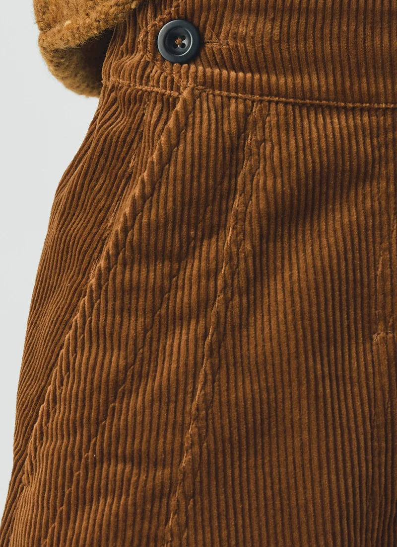 Toast Cord A Line Skirt Golden Amber